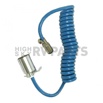 Blue Ox Trailer Wiring Connector Adapter 7-Way Blade to 6-Way Pin - BX88206 