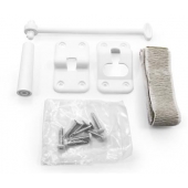 Camco Door Holder with Bumper - 6 inch White - 42393