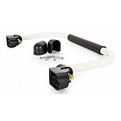 Camco Exterior Grab Bar Fold-Away White Aluminum 42198