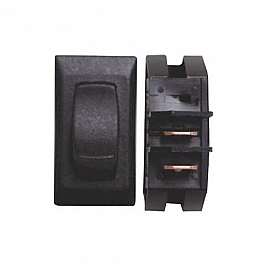 Diamond Group 125 Volt /16 Amp On/Off Rocker Switch SPST - Black 3/Bag