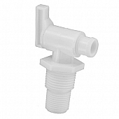 Fresh RV Water Tank Single Drain Valve - 3/8 Inch And 1/2 Inch End