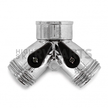 Fresh Water Double Hose Connector Metal with Shut off Valves
