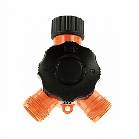 Fresh Water Double Hose Connector with EZ Dial