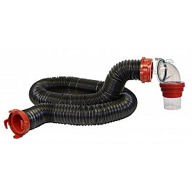 Valterra Dominator Sewer Hose 15' Length with 90 Degree Sewer Adapter D04-0250