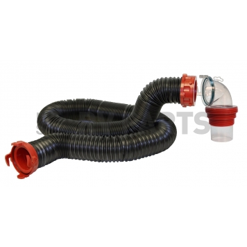 Valterra Dominator Sewer Hose 15' Length with 90 Degree Sewer Adapter D04-0250