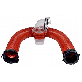 Valterra EZ Coupler Sewer Hose 10' Length with 90 Degree Sewer Adapter D04-0114
