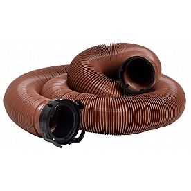 Valterra EZ Flush Sewer Hose 20' Length with Adapter D04-0044