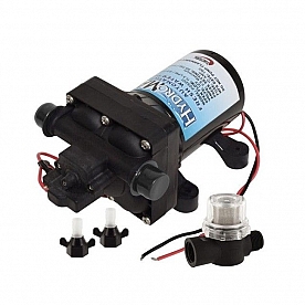 Valterra HydroMAX Fresh Water Pump 3 GPM - 12V - 55 PSI Internal By-Pass P25201