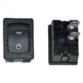 Valterra Multi Purpose Rocker Switch 125 Volt Black 2 Terminals - B2-18-286