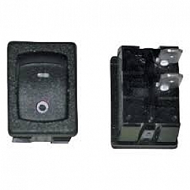 Valterra Multi Purpose Rocker Switch 125 Volt Black 2 Terminals - B2-18-286