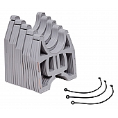Valterra Slunky Sewer Hose 10' Length Support with Three Tie Down Straps S1000GLO