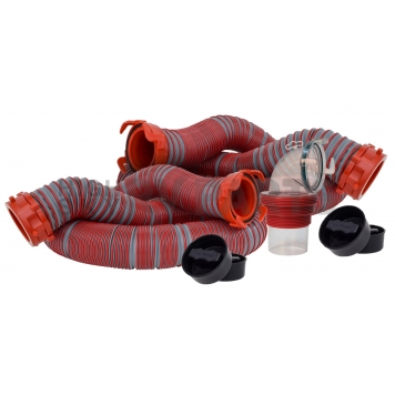 Valterra Viper Sewer Hose 20' Length with 90 Degree Sewer Adapter D04-0475