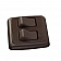 JR Products Multi Purpose Double On/Off Rocker Switch SPST - Brown With Bezel