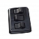 JR Products Multi Purpose Triple On/ Off Switch - Black - 12245
