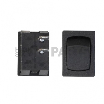 Diamond Group Mini Momentary Switch On/Off SPST 125 Volt 16 Amp Black 3/Bag DG211PB-2