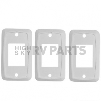 Switch Plate Cover, For Slide-Outs/ Generator & Battery Disconnects, White Set Of 3-2