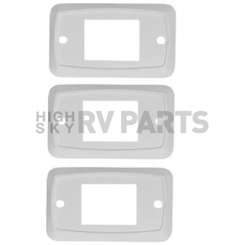 Switch Plate Cover, For Slide-Outs/ Generator & Battery Disconnects, White Set Of 3-1