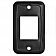 Switch Plate Cover For Slide-Outs/ Generator And Battery Disconnects, Black Plate