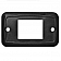 Switch Plate Cover For Slide-Outs/ Generator And Battery Disconnects, Black Plate