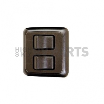 Diamond Group Double Contour On/Off Switch 125 V/ 16 Amp, SPST, Black-3