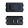 Diamond Group Momentary On/Off Rocker Switch - SPDT, Black 1/card