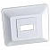 JR Products Single Switch Base & Faceplate, White - 13605 