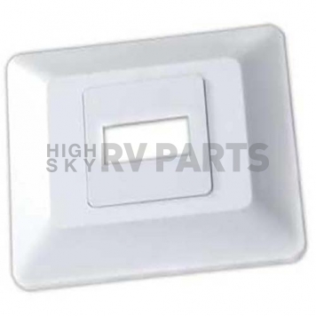 JR Products Single Switch Base & Faceplate, White - 13605 -3