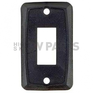 JR Products Switch Faceplate, Single Switch Opening, Black-2