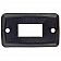 JR Products Switch Faceplate, Single Switch Opening, Black