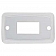JR Products Switch Faceplate Single Switch Opening, White Set Of 5