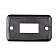 RV Designer Multi Purpose Switch Faceplate, Single Switch Opening, Black