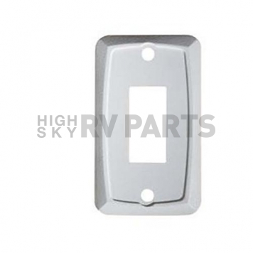 RV Designer Multi Purpose Switch Faceplate, Single Switch Opening, White-2