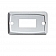 RV Designer Multi Purpose Switch Faceplate, Single Switch Opening, White
