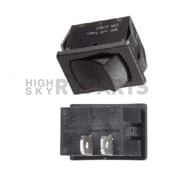 RV Designer Multi Purpose Switch, On/Off SPST, 10 Amp, Black S431-1