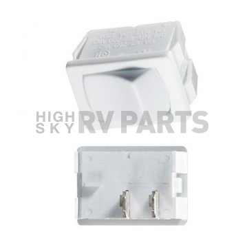 RV Designer Multi Purpose Switch, On/Off SPST, 5-10 Amp, White S435-1