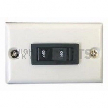 Prime Products Multi Purpose Switch 12 Volt Black Switch, White Plate 11-0192-1