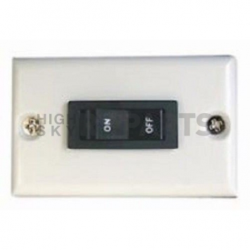Prime Products Multi Purpose Switch 12 Volt Black Switch, White Plate 11-0192-3