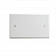 Diamond Group Blank Wall Plate, Screw-On Mounting - White