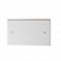 Diamond Group Blank Wall Plate, Screw-On Mounting - White