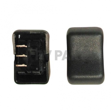 Diamond Group Contour Rocker Switch SPDT - Brown On/Off/On 1/card-4