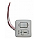 Diamond Group Dimmer/On-Off Rocker Switch Assembly with Bezel - White