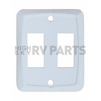 Diamond Group Double Face Plate - White 1/card-2