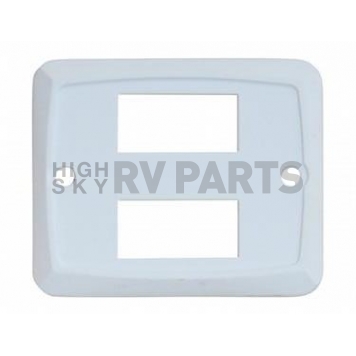 Diamond Group Double Face Plate - White 3/card-3