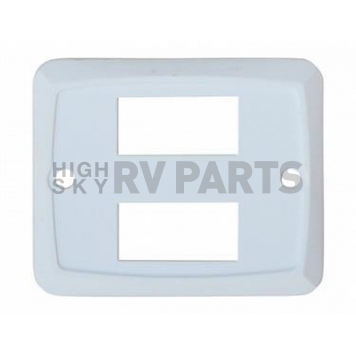 Diamond Group Double Face Plate - White 3/card-1