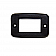 Diamond Group Exposed 5 Pin Side By Side Wall Plate - Black