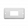 Diamond Group Face Plate for Slide-Out and Waterproof Switch - White 1/card