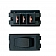 Diamond Group Interior Light Rocker Switch SPST Black - 3 Per Bag DG26UPB
