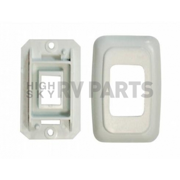 Diamond Group Single Switch Plate Cover - Biscuit-2