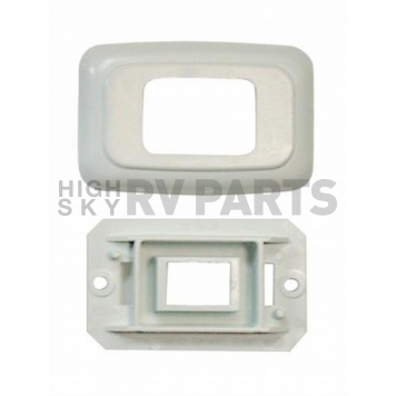 Diamond Group Single Switch Plate Cover - Biscuit-3