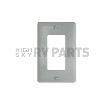 Diamond Group Square Switch Plate Decor Cover, White-2